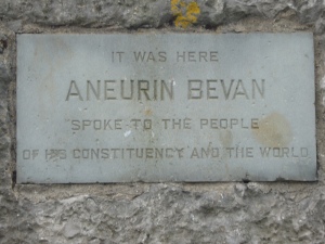 " It Was Here Aneurin Bevan Spoke To The People Of His Constituency And The World